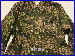 Wwii German Waffen Dot 44 Camo Field Tunic Jacket- Size 4 48r