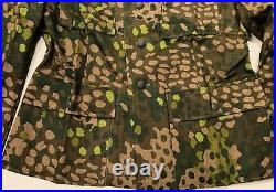 Wwii German Waffen Dot 44 Camo Field Tunic Jacket- Size 5 52r