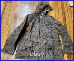 Wwii German Waffen Fall Oak A To White Camo Winter Parka-size 2 (40-44r)