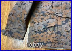 Wwii German Waffen Fall Oak A To White Camo Winter Parka-size 3 (44-48r)