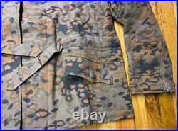 Wwii German Waffen Fall Oak A To White Camo Winter Parka-size 3 (44-48r)
