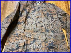 Wwii German Waffen Fall Oak A To White Camo Winter Parka-size 3 (44-48r)