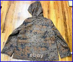Wwii German Waffen Fall Oak A To White Camo Winter Parka-size 3 (44-48r)