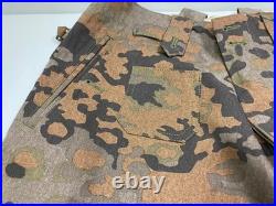 Wwii German Waffen Fall Oak Camo Field Trousers- Size 2 32-34 Waist