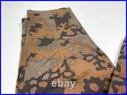 Wwii German Waffen Fall Oak Camo Field Trousers- Size 3 34-36 Waist