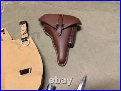 Wwii German Waffen Field Gear Fight Knife, P38 Ammo Equipment Gear Large Lot