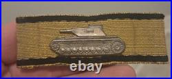 Wwii German Waffen Heer Army Tank Destruction Sleeve Award-1st Class, Gold