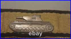 Wwii German Waffen Heer Army Tank Destruction Sleeve Award-1st Class, Gold