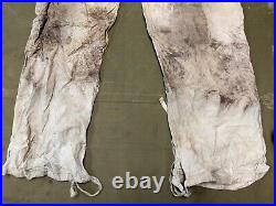 Wwii German Waffen Heer Winter Whitecamo Over Trousers-large, 34-36 Waist