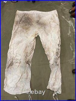 Wwii German Waffen Heer Winter Whitecamo Over Trousers-large, 34-36 Waist
