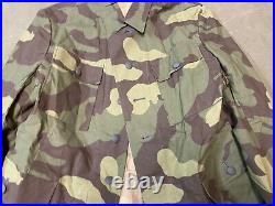 Wwii German Waffen Italian Camo Field Tunic Jacket- Size 2 (38-40r)