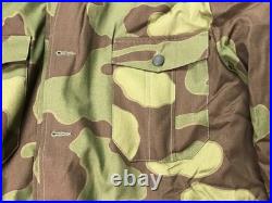 Wwii German Waffen Italian Camo M44 Winter Rabbit Fur Parka-size 2 (42-44r)