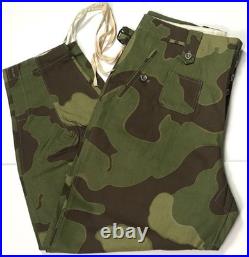 Wwii German Waffen Luftwaffe Italian Camo Field Trousers- Size 2 32-34 Waist