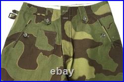 Wwii German Waffen Luftwaffe Italian Camo Field Trousers- Size 3 34-36 Waist