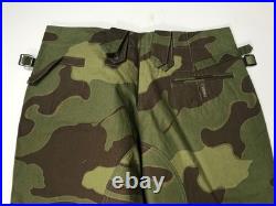 Wwii German Waffen Luftwaffe Italian Camo Field Trousers- Size 3 34-36 Waist