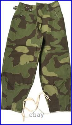 Wwii German Waffen Luftwaffe Italian Camo Field Trousers- Size 4 36-38 Waist