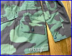 Wwii German Waffen Luftwaffe Italian To White Camo Winter Parka-size 3 (44-48r)