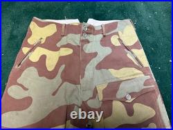 Wwii German Waffen & Luftwaffe M37 Italian Camo Combat Field Trousers-small 32w