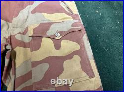 Wwii German Waffen & Luftwaffe M37 Italian Camo Combat Field Trousers-small 32w