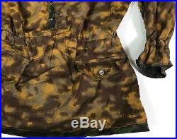 Wwii German Waffen M42 Blurred Edge Camo Reversible Smock- Size V (50-54r)