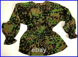 Wwii German Waffen M42 Plane Tree No. 3 Camo Reversible Field Smock- Size 4