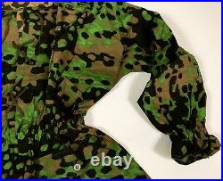 Wwii German Waffen M42 Plane Tree No. 3 Camo Reversible Field Smock- Size 4