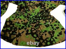 Wwii German Waffen M42 Plane Tree No. 3 Camo Reversible Field Smock- Size 4