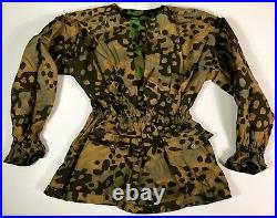 Wwii German Waffen M42 Plane Tree No. 3 Camo Reversible Field Smock- Size 4