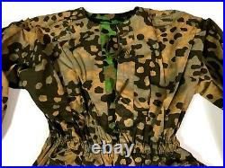 Wwii German Waffen M42 Plane Tree No. 3 Camo Reversible Field Smock- Size 4