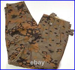 Wwii German Waffen Oak B Camo M37 Field Trousers-xlarge