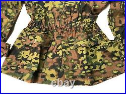 Wwii German Waffen Oak B Camo Reversible Field Smock- Size 1 (38-40r)