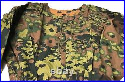 Wwii German Waffen Oak B Camo Reversible Field Smock- Size 1 (38-40r)