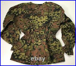 Wwii German Waffen Oak B Camo Reversible Field Smock- Size 1 (38-40r)