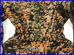 Wwii German Waffen Oak B Camo Reversible Field Smock- Size 1 (38-40r)