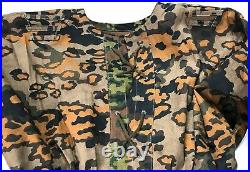 Wwii German Waffen Oak B Camo Reversible Field Smock- Size 1 (38-40r)