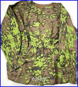 Wwii German Waffen Oak Camo Reversible Field Smock- Size 3 (46-50r)