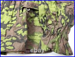 Wwii German Waffen Oak Camo Reversible Field Smock- Size 3 (46-50r)