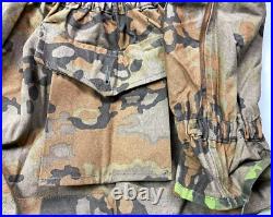 Wwii German Waffen Oak Camo Reversible Field Smock- Size 3 (46-50r)