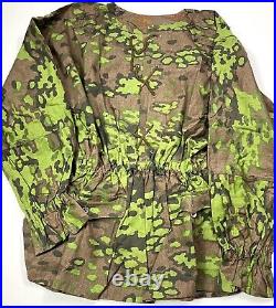 Wwii German Waffen Oak Camo Reversible Field Smock- Size III (44-46r)