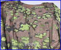 Wwii German Waffen Oak Camo Reversible Field Smock- Size III (44-46r)