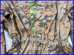 Wwii German Waffen Oak Camo Reversible Field Smock- Size III (44-46r)