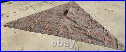 Wwii German Waffen Oak Camo Shelter Half Zelt Zeltbahn