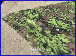Wwii German Waffen Oak Camo Shelter Half Zelt Zeltbahn