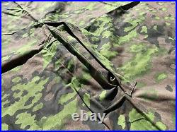 Wwii German Waffen Oak Camo Shelter Half Zelt Zeltbahn