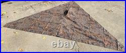 Wwii German Waffen Oak Camo Shelter Half Zelt Zeltbahn