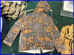 Wwii German Waffen Oak To White Camo Winter Parka-large, Sm Wholesale