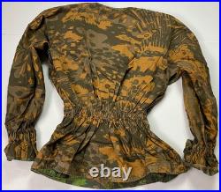 Wwii German Waffen Palm Camo Reversible Field Smock- Size 2 (40-44r)