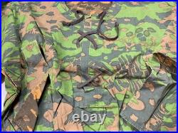Wwii German Waffen Palm Camo Reversible Field Smock- Size 2 (40-44r)