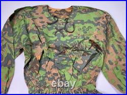 Wwii German Waffen Palm Camo Reversible Field Smock- Size 2 (40-44r)
