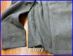 Wwii German Waffen Panzer Tanker Field Grey Wool Wrap Jacket-size 1 (38-42r)